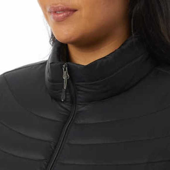 Women's 32 Degrees Down Jacket, Black - 3X - Picture 4 of 5